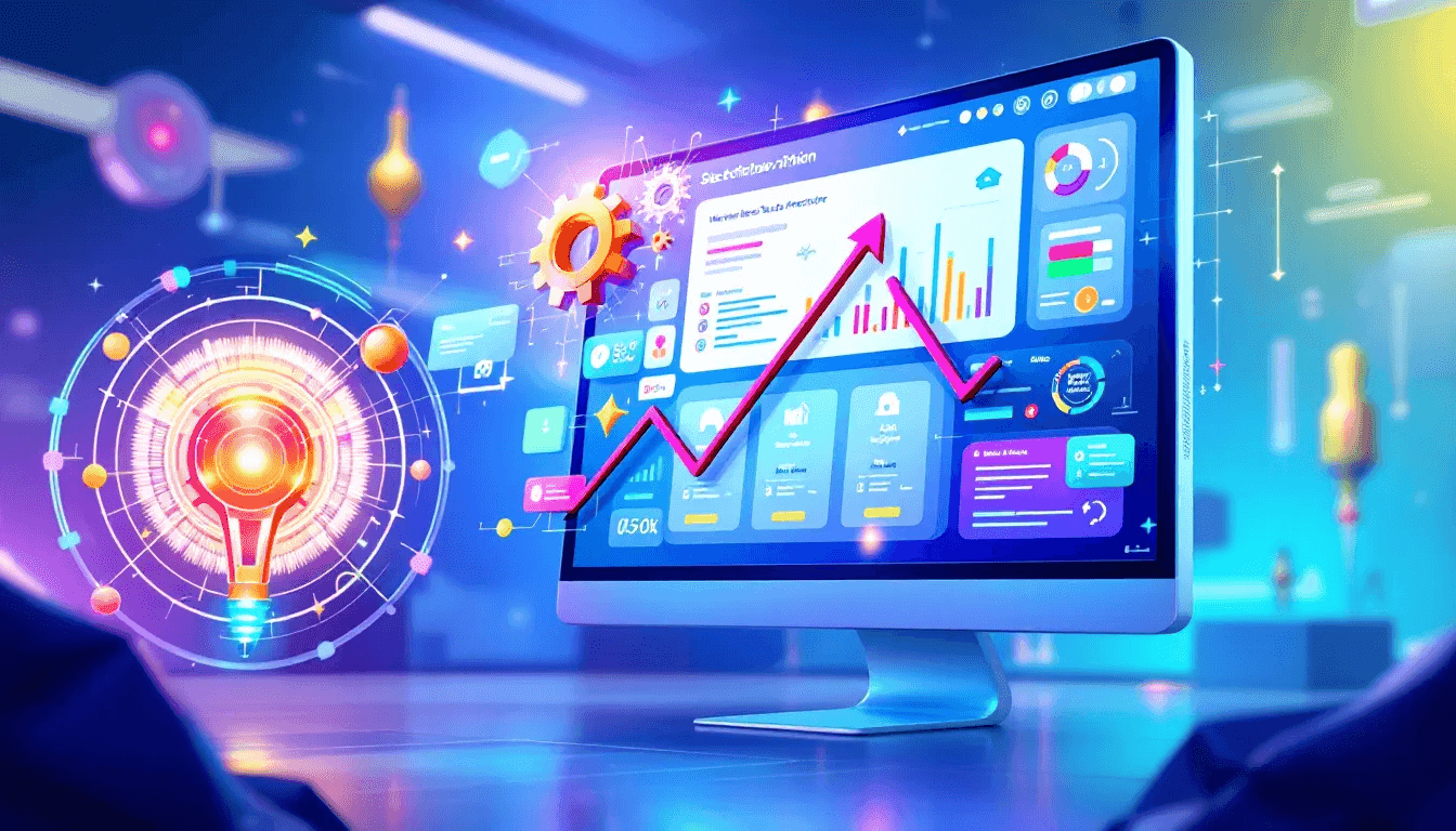 A visual representation of technical SEO considerations, including metadata optimization and site architecture.