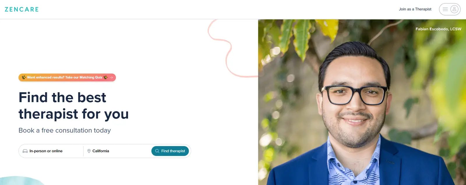 Zencare website