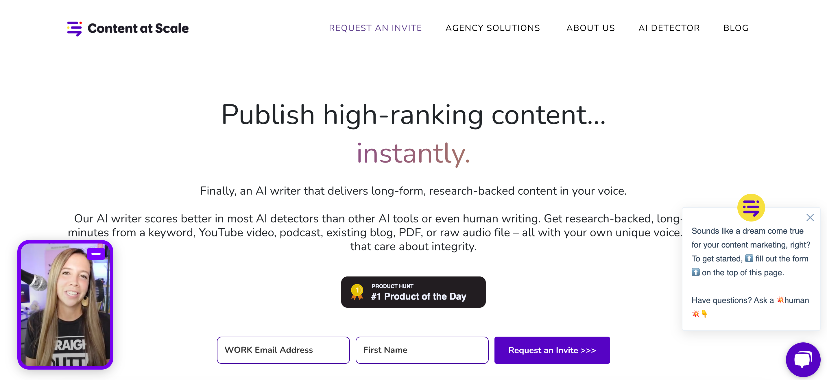 Content At Scale Software for Bloggers