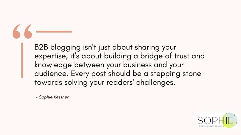 b2b blog strategy