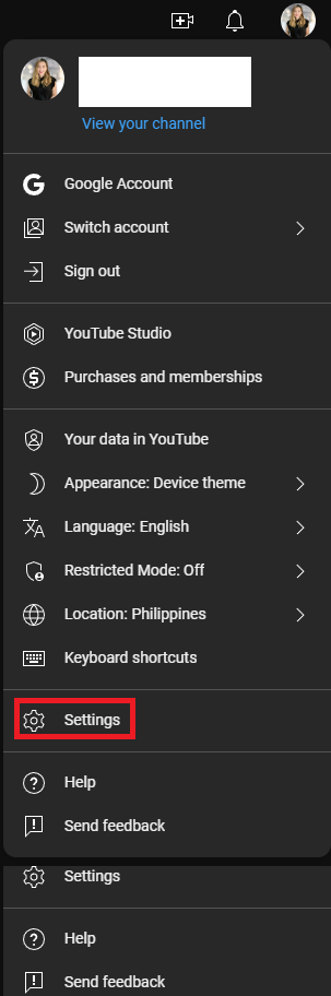 create a youtube account