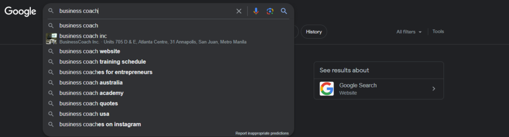 analyze keywords using Googles autocomplete feature and generate keyword ideas
