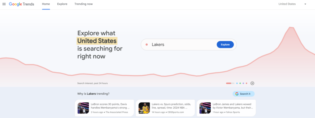 google trends