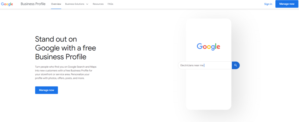 google my business