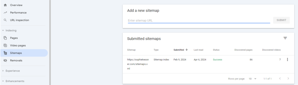 checking sitemap for site audit