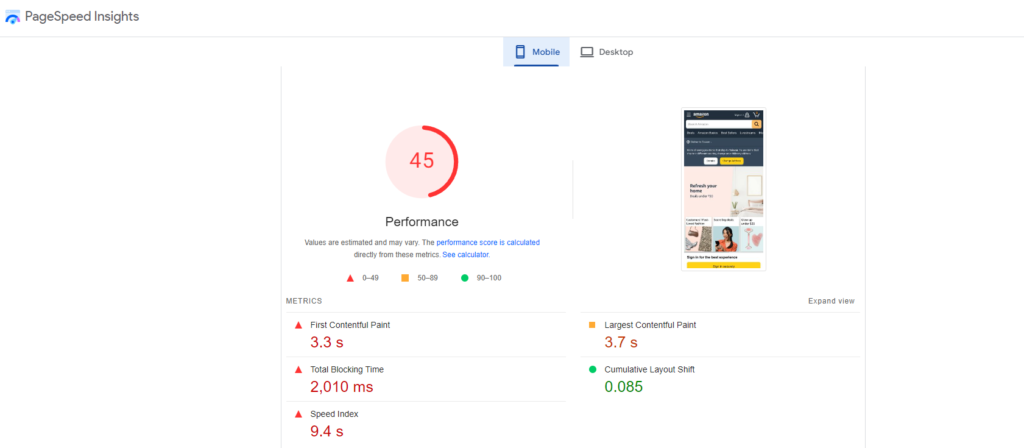 website speed as a google ranking facto