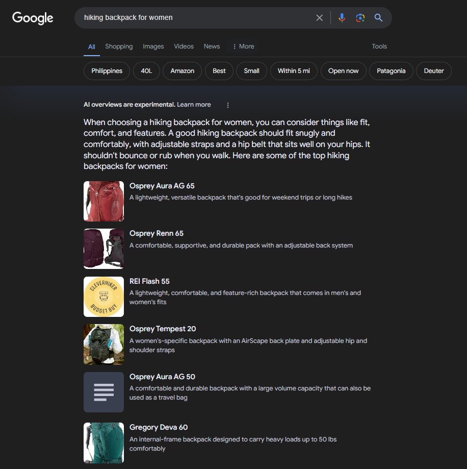 google app ai search