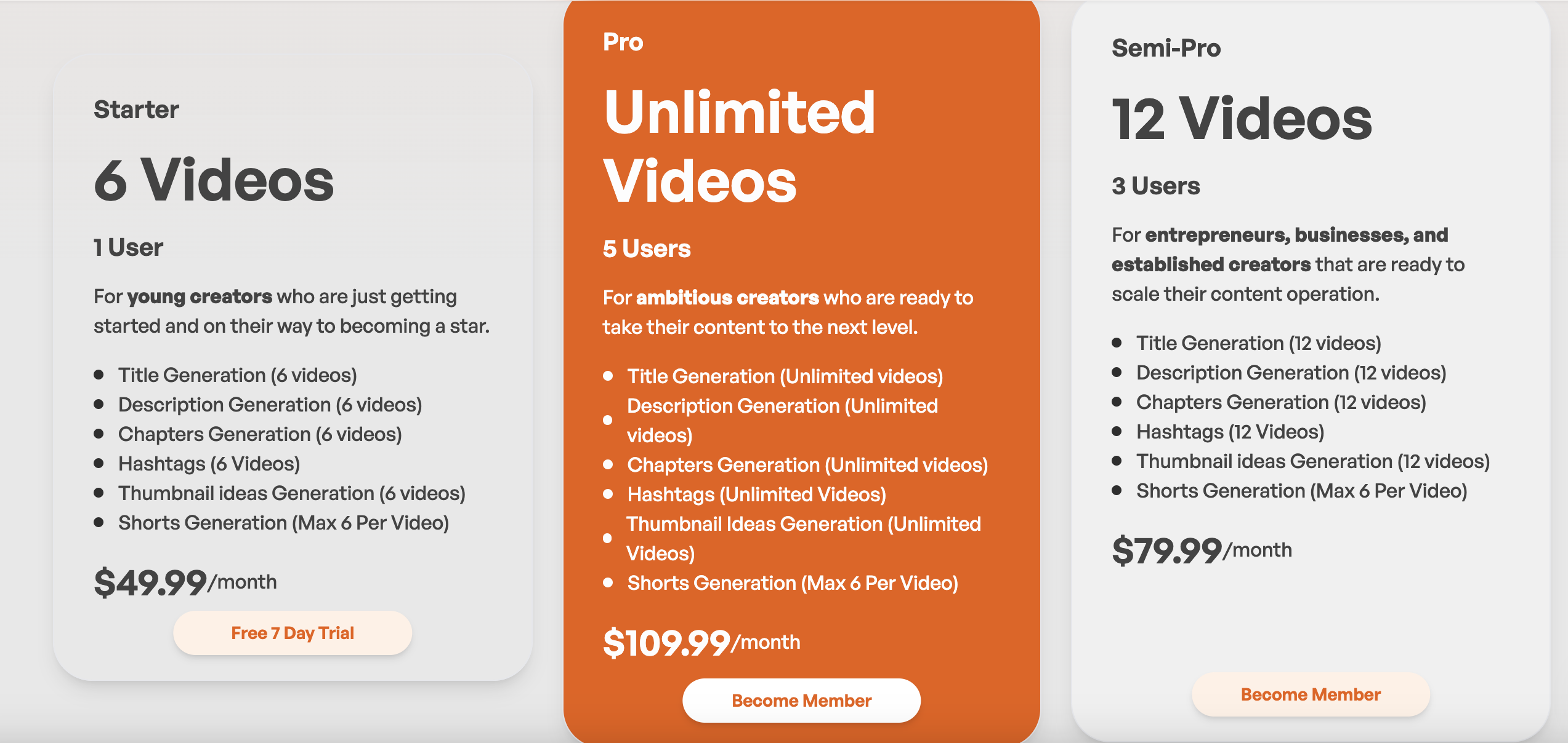 Taja AI Pricing Overview
